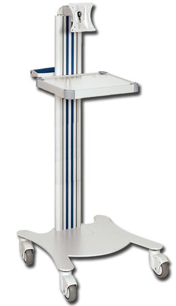 CARRELLO SUPER EASY - 1 ripiano - 47x42xh.79cm - con supporto monitor