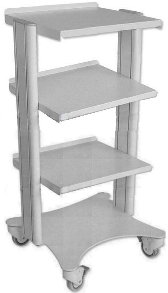 CARRELLO SMART in alluminio - 4 ripiani - 40x36xh.90cm