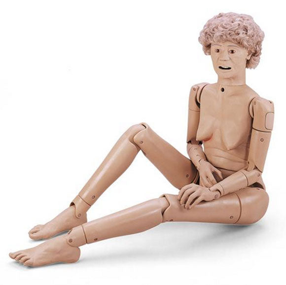 MANICHINO MODELLO 2 ANZIANA PER ASSISTENZA GERIATRICA - peso 12kg - 94x52x28cm - per esercitazioni