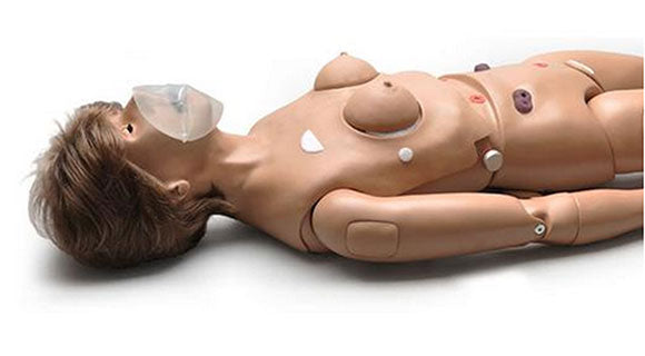 MANICHINO MODELLO PER ASSISTENZA DEL MALATO E RIANIMAZIONE - peso 17,5kg - 110x56x36cm - per esercitazioni