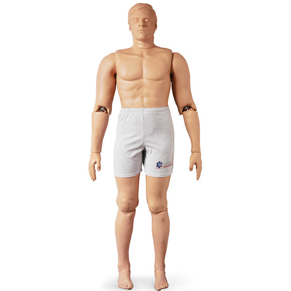 MANICHINO SIMULATORE ADULTO REALISTICO RESCUE RANDY per soccorso estricazione - peso 75kg - h.182cm