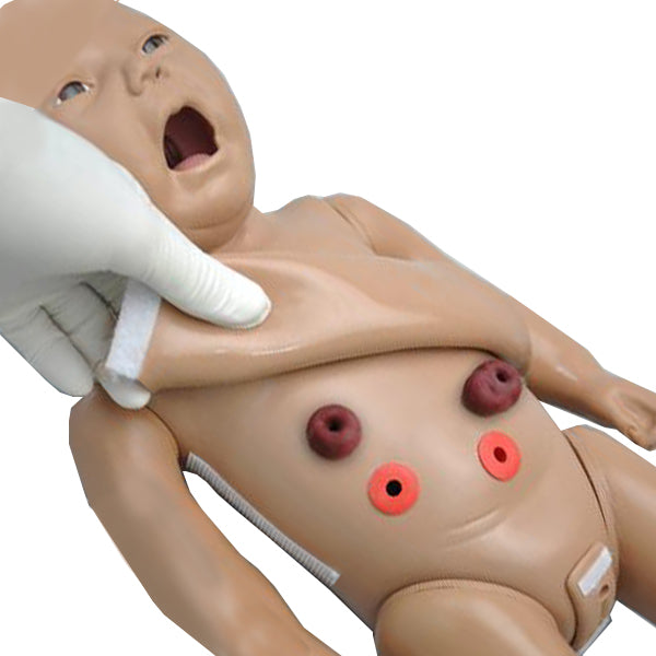 MANICHINO MODELLO NEONATO - realistico - peso 2kg - con borsa per trasporto