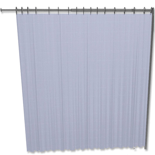 TENDA IN TREVIRA PER SEPARE' SU CARRELLO - 225x145cm - lungo - azzurra