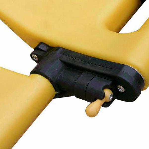 BARELLA A CUCCHIAIO PIEGHEVOLE IN PLASTICA - peso 7kg - portata 159kg - completa di 3 cinture