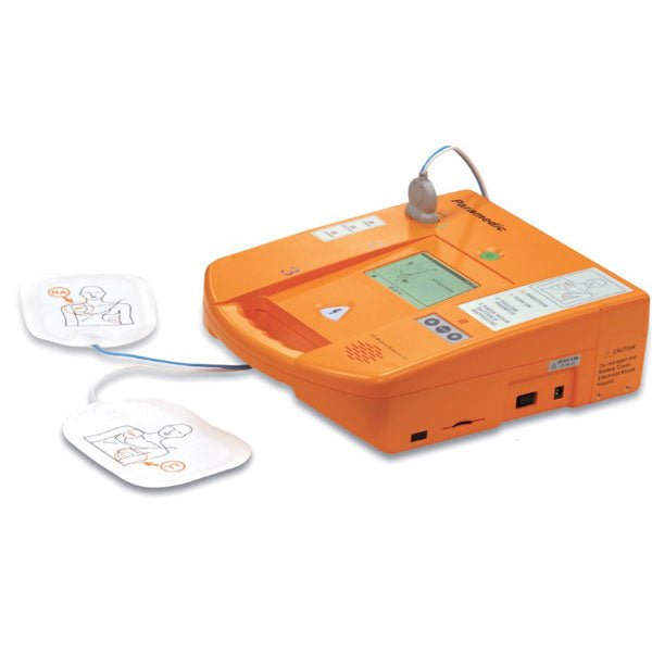 DEFIBRILLATORE SEMIAUTOMATICO CARDIAC PARAMEDIC CU-ER1 con PIASTRE ADULTO e BORSA DI TRASPORTO