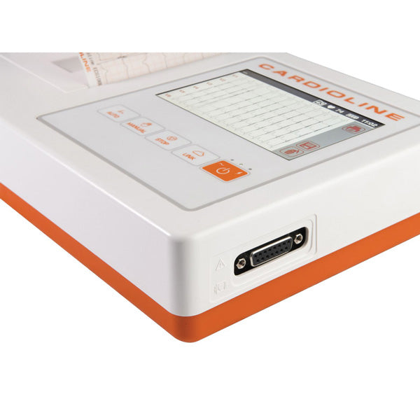 ELETTROCARDIOGRAFO / ECG CARDIOLINE 100L GLASGOW - intepretativo - 12 derivazioni - 3/6 canali - display touch