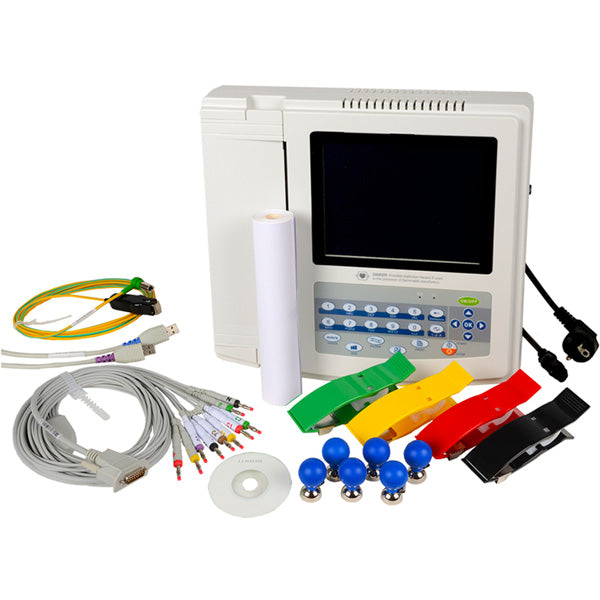 ELETTROCARDIOGRAFO ECG CONTEC 1200G - 12 derivazioni - 12 canali con display