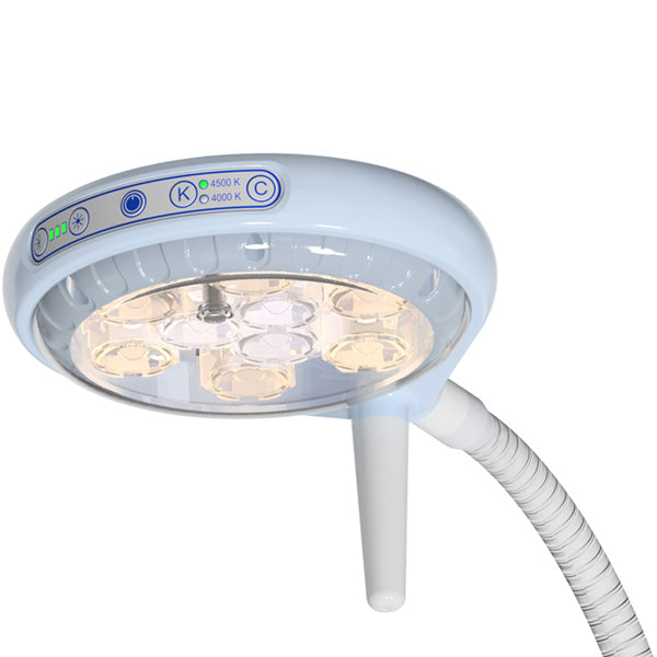 LAMPADA DA VISITA A LED PRIMALED-FIX - 105000 lux - 4500°K - potenza 20W - su carrello