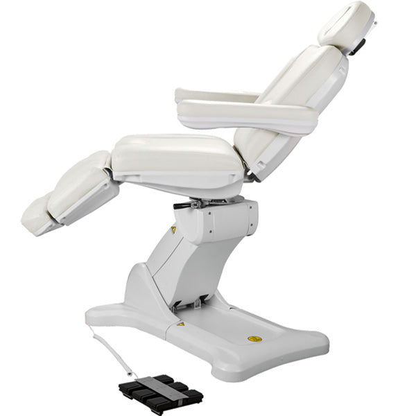 LETTINO POLTRONA ELETTRICA REGOLABILE NEFERTITI - 3 SETTORI - 3 motori - portata 175kg - bianca