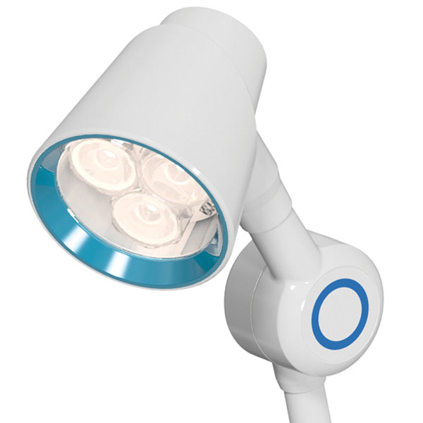 LAMPADA DA VISITA LED ALFA FIX - 60000 lux - 4500°K - potenza 18W - da parete