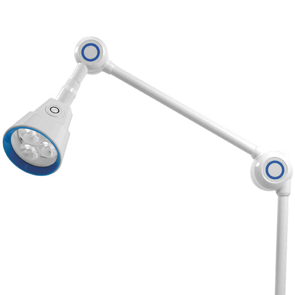 LAMPADA DA VISITA LED ALFA FIX - 60000 lux - 4500°K - potenza 18W - da parete