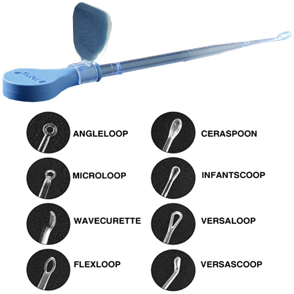 KIT PULIZIA ORECCHIE BIONIX - 50 curette auricolari assortite - con illuminatore led e lente