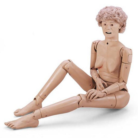 MANICHINO MODELLO 2 ANZIANA PER ASSISTENZA GERIATRICA - peso 12kg - 94x52x28cm - per esercitazioni