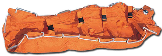 MATERASSO A DEPRESSIONE VACUUM MAT con borsa - 210x90cm - arancione