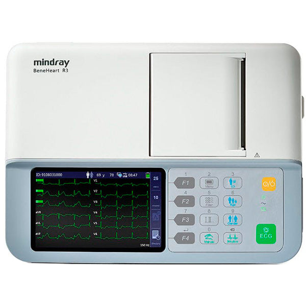 ELETTROCARDIOGRAFO ECG MINDRAY BENEHEART R3 - 12 DERIVAZIONI - 3 canali - display a colori