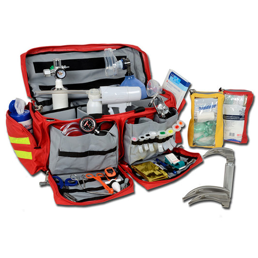 BORSA EMERGENZA SOCCORSO DOCTOR 7 + kit pronto soccorso - 55x35xh.35cm - piena