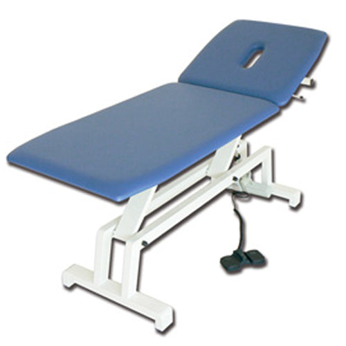 LETTINO ELETTRICO MULTIFUNZIONE CON COMANDO A PEDALE - 193x68xh.193cm - portata 140kg - blu