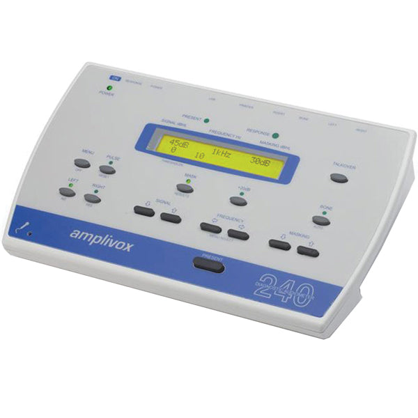 AUDIOMETRO DIAGNOSTICO AMPLIVOX 240 - via aerea, ossea, mascheramento