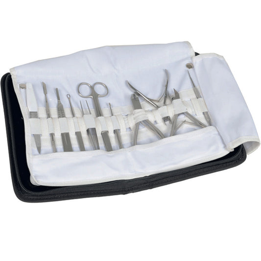 KIT PROFESSIONALE MANICURE / PEDICURE - 11 strumenti professionali