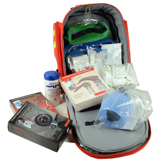 ZAINO BORSA EMERGENZA SOCCORSO DOCTOR 12 + kit pronto soccorso - pieno