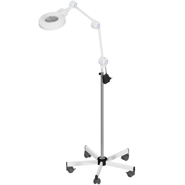 LAMPADA DA VISITA GIMANORD L88-LED-M - lente 3 diottrie - 3200 lux - 5000°K - potenza 28W - su carrello