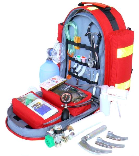 ZAINO BORSA EMERGENZA SOCCORSO DOCTOR 9 + kit pronto soccorso - pieno