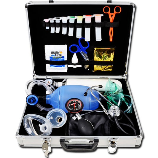 KIT EMERGENZA 118 VALIGETTA 2 + BOMBOLA OSSIGENO
